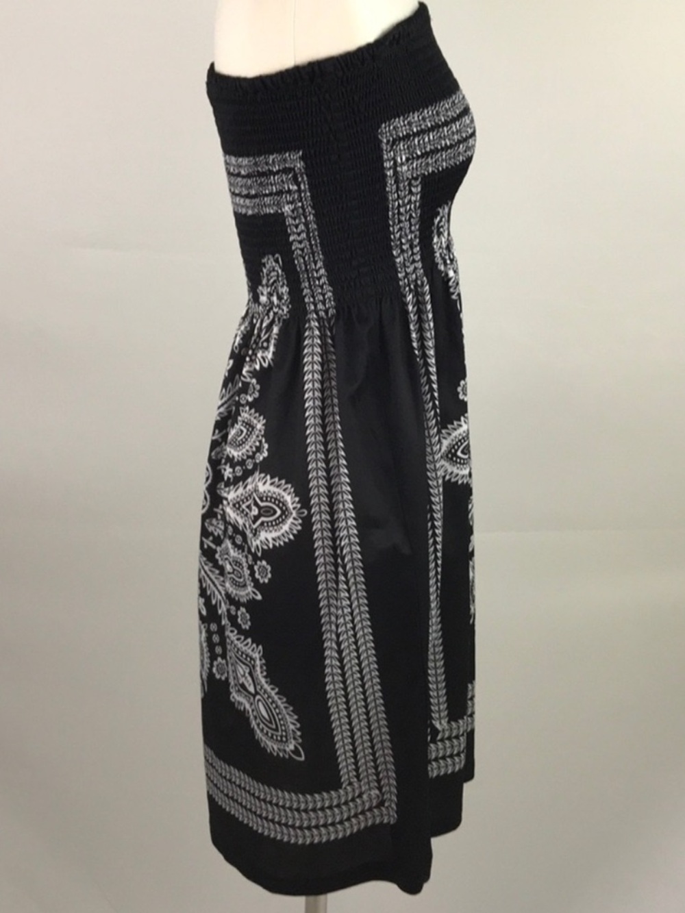 VENUS BLACK STRAPLESS SUNDRESS/MAXI DRESS or SWIM COVERUP - Picture 6 of 11